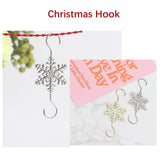 20pcs Metal Snowflake Flake Hooks Christmas Hooks Christmas Tree Holiday Decorations S Hooks In Australia - Darrahopens