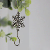 20pcs Metal Snowflake Flake Hooks Christmas Hooks Christmas Tree Holiday Decorations S Hooks