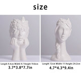 Vase White Ceramic Vases for Home Living Room Guesthouse Decoration In Australia - Darrahopens