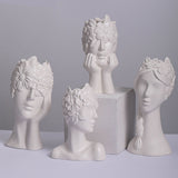Vase White Ceramic Vases for Home Living Room Guesthouse Decoration