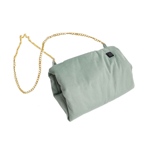 Electric Heating Pouch Green Velvet Heated Hand Warmer Pouch for Hunting Camping Xmas Gifts In Australia - Darrahopens