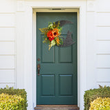 Halloween Moon Cat Garland Halloween Wreath Hanging Decoration for Halloween Party Home Farmhouse Porch Front Door Decor In Australia - Darrahopens