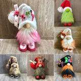 Holiday Plush Gnome Decorations White Angel Cute Soft Home Decor for Christmas Thanksgiving Holiday