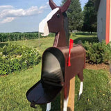 Unique Cow And Horse Mailbox Metal Wall Mounted Mailbox Outdoor Garden Decoration In Australia - Darrahopens