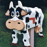 Unique Cow And Horse Mailbox Metal Wall Mounted Mailbox Outdoor Garden Decoration