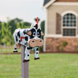 Unique Cow And Horse Mailbox Metal Wall Mounted Mailbox Outdoor Garden Decoration