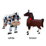 Unique Cow And Horse Mailbox Metal Wall Mounted Mailbox Outdoor Garden Decoration