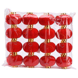 Lanterns Round Small Handcrafted Lantern Decoration for Tent RV Courtyard Terrace Red