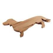 Homeware Wooden Kitchen Decor Dog Shaped Cooked Food Platter Restaurant Platter