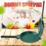 Folding Frying Pan Multifunctional Double Sided Pan Skillet Non Stick Frying Pan