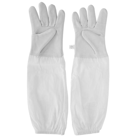Beekeeping Gloves with Long Protective Sleeves Elastic Cuffs Beekeeper Beekeeping Supplies XL In Australia - Darrahopens