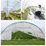 PE Plastic Film Transparent Dustproof Garden Plant Cover Greenhouse Agricultural Accessory2x8m / 6.6x26.2ft