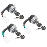 3Set Electric Door Lock 4-Wire Ignition Switch with Keys for 168F/170F/GX160/GX200/GX210 In Australia - Darrahopens