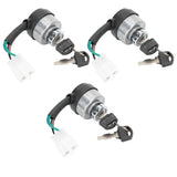 3Set Electric Door Lock 4-Wire Ignition Switch with Keys for 168F/170F/GX160/GX200/GX210 In Australia - Darrahopens