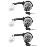 3Set Electric Door Lock 4-Wire Ignition Switch with Keys for 168F/170F/GX160/GX200/GX210
