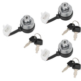 3Set Electric Door Lock 4-Wire Ignition Switch with Keys for 168F/170F/GX160/GX200/GX210