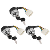 3Set 6 Wire Ignition Switch with Key for 188F/GX390/190F/GX420 Gasoline Engine Generator In Australia - Darrahopens