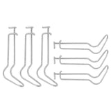 30Pcs Plant Support Spring Clip Stainless Steel Fixing Clamp for Garden GreenhouseFor 11mm Diameter