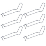 30Pcs Plant Support Spring Clip Stainless Steel Fixing Clamp for Garden GreenhouseFor 16mm Diameter