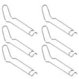 30Pcs Plant Support Spring Clip Stainless Steel Fixing Clamp for Garden GreenhouseFor 16mm Diameter