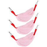 3 Sets Hamster Hammock Nests Banana Shape Hanging Winter Warm House Small Animal SuppliesRose Red In Australia - Darrahopens