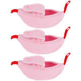 3 Sets Hamster Hammock Nests Banana Shape Hanging Winter Warm House Small Animal SuppliesRose Red In Australia - Darrahopens