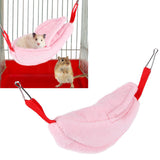 3 Sets Hamster Hammock Nests Banana Shape Hanging Winter Warm House Small Animal SuppliesRose Red