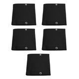 5Pcs Plant Growing Bags Wall Mounted Degradable 3‑Pockets Planter Garden AccessoryBlack In Australia - Darrahopens