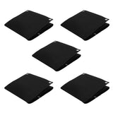 5Pcs Plant Growing Bags Wall Mounted Degradable 3‑Pockets Planter Garden AccessoryBlack In Australia - Darrahopens