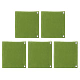 5Pcs Plant Growing Bags Wall Mounted Degradable 3‑Pockets Planter Garden AccessoryGreen In Australia - Darrahopens