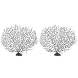 2Pcs Artificial Water Plant Aquarium Decoration Fish Tank Landscaping Simulation Coral Tree In Australia - Darrahopens