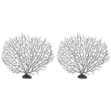 2Pcs Artificial Water Plant Aquarium Decoration Fish Tank Landscaping Simulation Coral Tree In Australia - Darrahopens