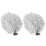 2Pcs Artificial Water Plant Aquarium Decoration Fish Tank Landscaping Simulation Coral Tree In Australia - Darrahopens