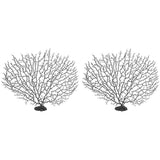 2Pcs Artificial Water Plant Aquarium Decoration Fish Tank Landscaping Simulation Coral Tree In Australia - Darrahopens