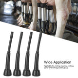 4PCS 00U Milking Machine Liners Black Rubber Teat Cup Liners Accessories for Goat Milker