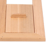 Sauna Air Vent Wooden Rectangle Grille Ventilation Equipment Steam Room Accessory