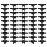 50PCS 4‑Way Connector 8/11 to 4/7mm Drip Irrigation Tubing Connector Fitting Gardening Accessory In Australia - Darrahopens