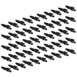 50PCS 4‑Way Connector 8/11 to 4/7mm Drip Irrigation Tubing Connector Fitting Gardening Accessory