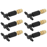 10 Set Micro Garden Watering Spray Head Misting Nozzle with 3‑Way Connector Irrigation System