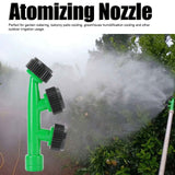G3/8 DN10 3 Head Garden Misting Nozzle Pesticide Atomizing Nozzle Garden Irrigation Tool