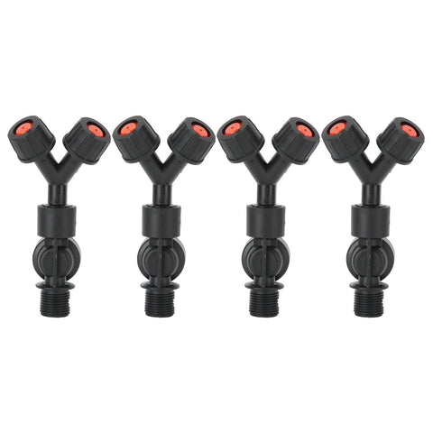 4pcs G3/8 DN10 Dual Nozzle DripProof Accessory for Agricultural Electric Knapsack Sprayer In Australia - Darrahopens