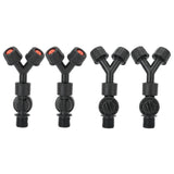 4pcs G3/8 DN10 Dual Nozzle DripProof Accessory for Agricultural Electric Knapsack Sprayer In Australia - Darrahopens