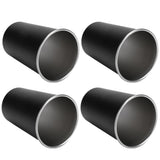 4Pcs Stainless Steel Picnic Cup Beer Beverage Drinking Cup for Outdoor Mountaineering Camping