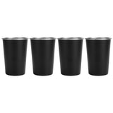4Pcs Stainless Steel Picnic Cup Beer Beverage Drinking Cup for Outdoor Mountaineering Camping
