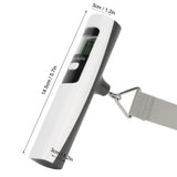 Pocket Scale with LCD Display Battery Free Portable Luggage Scale Weighing Device