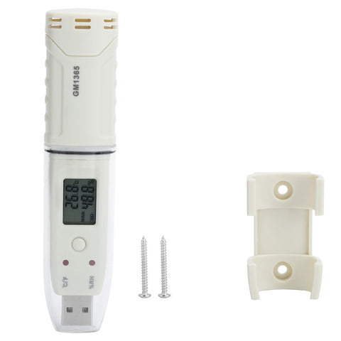 Digital Temperature Humidity Logger Indoor Thermometer Hygrometer Detector Data Recorder W/Alarm In Australia - Darrahopens