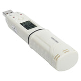 Digital Temperature Humidity Logger Indoor Thermometer Hygrometer Detector Data Recorder W/Alarm