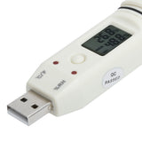 Digital Temperature Humidity Logger Indoor Thermometer Hygrometer Detector Data Recorder W/Alarm