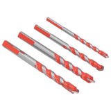 4pcs Multi‑Function Drill Bit Set 6mm/0.24in 8mm/0.31in 10mm/0.39in 12mm/0.47in Hole Opener Tool In Australia - Darrahopens