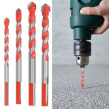 4pcs Multi‑Function Drill Bit Set 6mm/0.24in 8mm/0.31in 10mm/0.39in 12mm/0.47in Hole Opener Tool